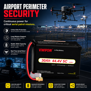 Batterie de drone VIWIPOW OEM de haute qualité, 280Wh/kg, 30000mAh, 5C, haute densité énergétique, semi-solide, pour UAV - Product Image 5