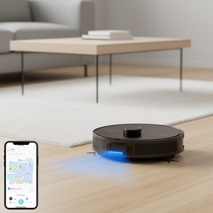 Aspiradora Robótica PSM30 con Succión de 3000 Pa, Navegación Láser, Control por Aplicación Wi-Fi, Uso Doméstico - Product Image 2