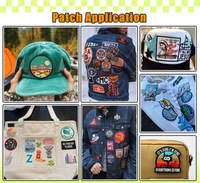 Écusson brodé thermocollant personnalisé de haute qualité, patch brodé de luxe pour vêtements, étiquette de chapeau, patchs tissés pour vêtements