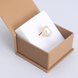 Nắng gói cao su chạm vào giấy kaki đồ trang sức bao bì hộp thiết lập với túi giấy và mái tóc dài đổ xô Pad - Product Image 4