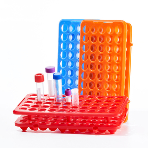 ชั้นวางหลอดทดลองอเนกประสงค์ 50 ช่อง ทำจากพลาสติก สำหรับใช้ในห้องปฏิบัติการ - Product Image 1
