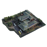 Service d'impression 3d en couleur architecture de bâtiment souvenir réaliste cadeau de temple personnalisé