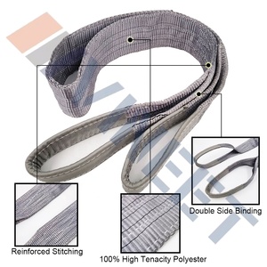 <span class=keywords><strong>Eslinga</strong></span> de Poliéster de Alta Resistencia de 4 Toneladas y 4 mm de Grosor, Factor de Seguridad 7:1 para Grúas, Alta Resistencia a la Tracción - Product Image 6