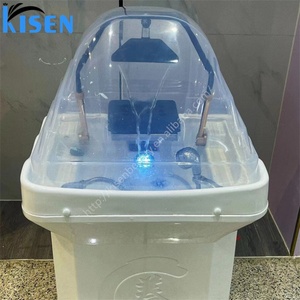 Kisen อ่างน้ำแบบพกพาสำหรับสปาและอ่างแชมพูพกพาได้พร้อมถังเก็บน้ำ60L แบบไม่มีท่อ - Product Image 5