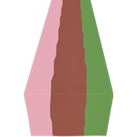 Chemin de table en polyester imprimé série arc-en-ciel Gynesexual personnalisé, idéal pour la mise en scène de dîners domestiques et la décoration de fêtes.