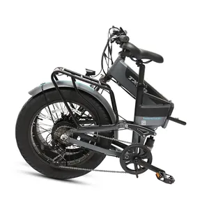 Vélo électrique pliable TXED 20 pouces à 3 plis, pneus larges 4.0, moteur sans balais 48V 500W, batterie 13Ah, 7 vitesses - Product Image 3