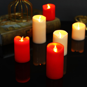 Velas <span class=keywords><strong>de</strong></span> Pilar LED parpadeantes Velas sin llama Velas LED con pilas para fiestas Decoraciones <span class=keywords><strong>de</strong></span> casas <span class=keywords><strong>de</strong></span> bodas - Product Image 3
