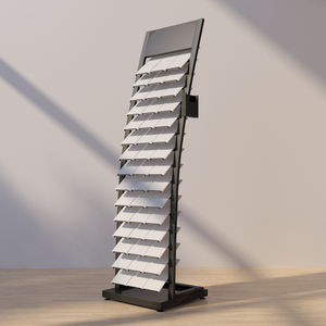 China idea stone tile display rack marble mosaic tile storage rack showroom display stand for stone