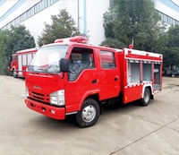 Nouveau camion de pompiers diesel 4x2 à conduite à droite EURO 5, véhicule de sauvetage incendie fabriqué en Chine, camion-citerne de sauvetage en milieu sauvage <3000L