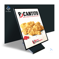 Kotak Lampu LED Ultra Tipis Aluminium A4 A3 A2 A1 untuk Menggantung Poster Iklan LED dengan Bingkai Snap
