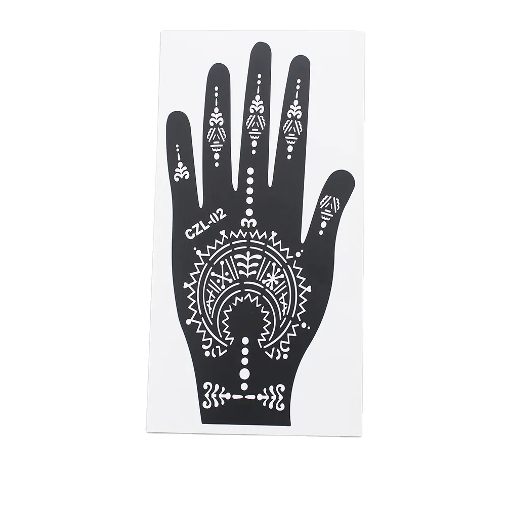 New Arrival Hot Bán Tattoo Stencil cơ thể sơn nghệ thuật cơ thể Henna Tattoo Stencil