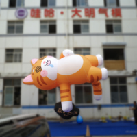 Modèle de figurine géante gonflable imperméable Mimi Cat, mascotte gonflable durable pour affichage commercial en centre commercial et grandes manifestations