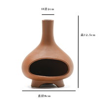 Bâton de sauge, plateau à encens, bougeoir, encens de sauge, diffuseur d'aromathérapie, porte-encens en céramique, brûleur de Palo Santo
