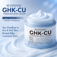 Crème Corporelle au Cuivre Bleu GHK-Cu AESTHTANY, Nourrissante, Non Collante, Soin de la Peau à la Fraise pour Adultes, Marque Personnelle, Personnalisable, Vente en Gros