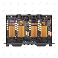OEM Harga Terbaik EIF DB26/DB46 1U Desain Ramping Kelas D 2 Kanal Stereo/Surround 4/8 Ohm 600W Radio Panggung Metal Audio Profesional