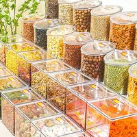Boîte de Présentation Multifonctionnelle en Plastique Moderne pour Bonbons de Supermarché, Conserves Scellées, Fruits Secs, Noix – Boîte Polygonale – Technique d'Injection