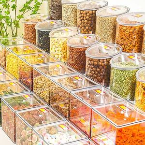 Modern Plastic Multifunctional <strong>Display</strong> <strong>Box</strong> for Supermarket Candy Sealed Can Food Dried Fruit Nut Polygon <strong>Box</strong>-Injection Technics - Product Image 3