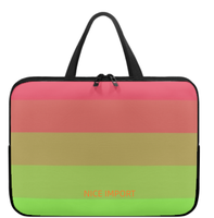 Sac pour ordinateur portable Agender Rainbow, étui fin pour ordinateur portable avec fermeture éclair de qualité supérieure, sac portable pour tablette, grande capacité