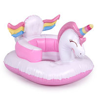 Siège d'apprentissage gonflable licorne pour bébé, chaise de bain gonflable, canapé portable en PVC, tabouret de douche pour jouer, manger et prendre un bain