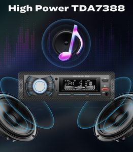 Reproductor de MP3 de 1 DIN, sintonizador FM de Radio para coche, estéreo USB, Audio para coche, estéreo SD TF USB, reproductor <span class=keywords><strong>Multimedia</strong></span> de autorradio, Control remoto, <span class=keywords><strong>Bluetooth</strong></span> - Product Image 4