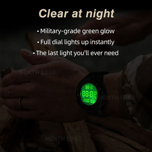 Reloj Digital para Hombre NORTH EDGE 2026 TERRAX, Deportivo, Resistente al Agua 50M, Cronómetro, Cuenta Regresiva, Electrónico - Product Image 5