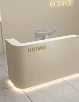 Meubles de réception modernes pour aménagement commercial, comptoir sur mesure pour boutique de détail, personnalisation