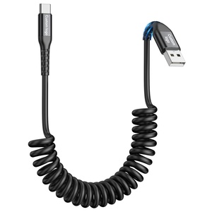 Free Sample SUNGUY Nylon Braided 18W USB C <b>Data</b> <b>Cable</b> Retractable Fast Charging <b>Cable</b> for Mobile Phone Car Power Bank - Product Image 1