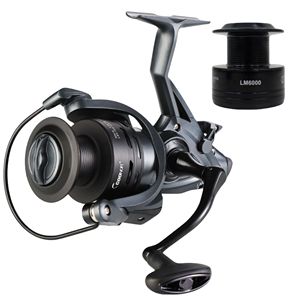 Reel Pancing Spinning Berkualitas Tinggi A2 Double Spool Long Cast Double Drag Feeder Reel Pancing Ikan Mas Spool Logam Roda Pancing Ikan Mas - Product Image 2