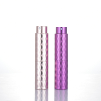 Flacon de parfum personnalisé à ouverture torsadée 8 ml 10 ml avec étui en aluminium et flacon en verre pour parfum de luxe