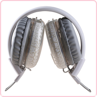 Casque de disco silencieux pliable à 10 canaux, étanche IPX-6, avec lumière LED dansante et affichage des canaux/batterie/volume