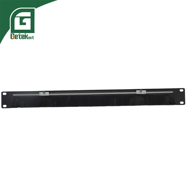 GETEKnet Network 1U 19 INCH Blank Filler Rack Blanking Panel with Cleaning Brush for Network Cable Management Server Room System