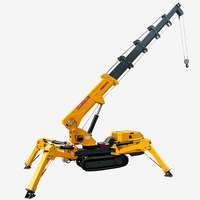 1 Tonne 2 Tonnen 3 Tonnen Fly-Jib Teleskop-Spinnenkran zum Fabrikpreis