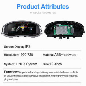 Panel de instrumentos digital NaviHua para VW Passat 2016-2018, grupo de indicadores LCD, sistema LINUX, conectar y usar - Product Image 3
