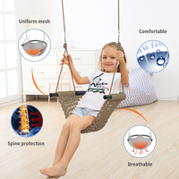 Balancelle en filet tressé à la main en plastique en forme de U Ropecube pour enfants, pour jardin, intérieur et extérieur, installation facile, à partir de 3 ans