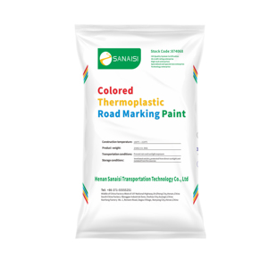 Strade urbane colorate di vendita calda multicolore termoplastico riflettente per marcatura stradale vernice per marcatura