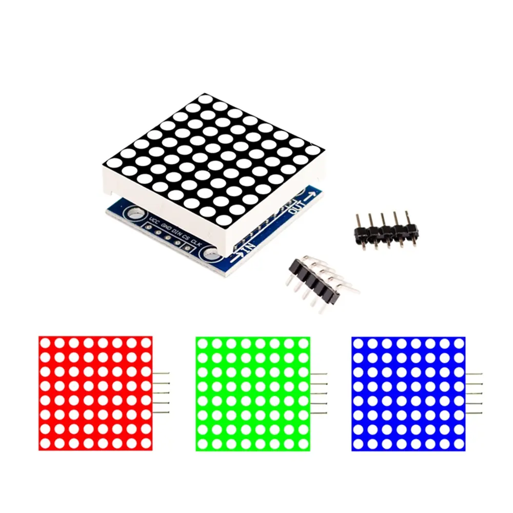 MAX7219 módulo matricial módulo microcontrolador DIY KIT MCU Display LED Control Module Kit