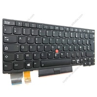 Nouveau clavier français FR d'origine pour Lenovo ThinkPad X280 A285 X395 X390 L13 Gen 2 Yoga L13 Gen 1 01YP145 rétroéclairé