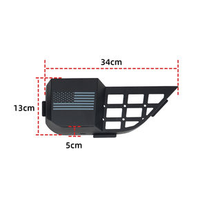 رف تخزين معدني جديد للباب الخلفي لسيارات جيب رانجلر JL، صناديق تخزين للأبواب ذات البابين/الأربعة أبواب، إكسسوارات تعديل داخلية - Product Image 4