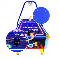 Machine de jeu d'arcade sportive à monnayeur pour 2 joueurs, la plus vendue, de type hockey sur air, pour centres de divertissement, avec support en anglais