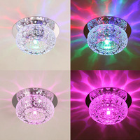 Spots LED encastrés, luminaires de couloir en cristal, plafonniers, éclairage de couloir pour la décoration intérieure, salon
