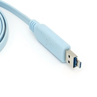 DYTECH-Chip FTDI 2 en 1, Micro USB RS232, Cable de consola de enrutador Serial RJ45, para Dispositivo de cine/Huawei, ordenador, impresora