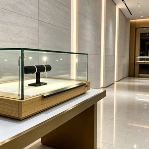 Design di Lusso per Gioiellerie del Medio Oriente, Vetrine Personalizzate in Vetro con Illuminazione LED, Design d'Interni per <span class=keywords><strong>Negozi</strong></span> di Gioielli - Product Image 4