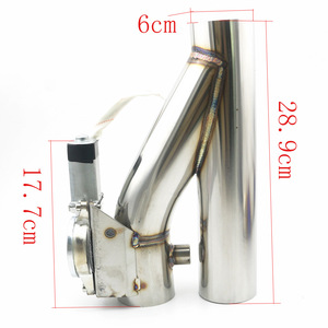Système d'échappement Auso-Racing Y-Pipe 2-en-1 à double soupape avec télécommande variable pour mise à niveau et modification - Product Image 3