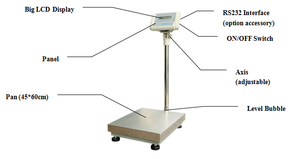 WT-L <span class=keywords><strong>60Kg</strong></span> 100Kg 200Kg 300Kg Nhiệm Vụ Nặng Nề Kỹ Thuật Số Nền Tảng Trọng Lượng Quy Mô Điện Tử Kỹ Thuật Số Có Trọng Lượng Quy Mô - Product Image 4