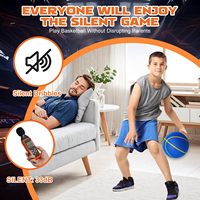 MYPUTEK Ballon de basketball silencieux rainuré sans air en mousse pour entraînement intérieur, matériau PU professionnel, 410g, sensation réelle, performance accrue