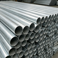 Tubería de Acero Galvanizado por Inmersión en Caliente de 6m-12m para Soporte de Seguridad en la Construcción, Técnica ERW, Certificación API, Soldadura, Corte, Tubería de Aceite