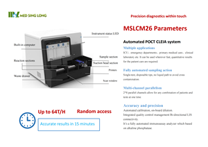 Sistema totalmente automático do analisador do immunoassay do quimioluminescence de CLIA sistema Full-Auto CLEIA do multi canal para o laboratório - Product Image 4