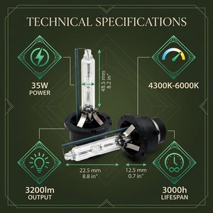 2 Stuks D1R 36W 6000K Xenon HID Koplamp Lamp 12V 3000LM OEM Auto Auto Lamp Paar Vervanging Standaard Maat D1R HID Lamp - Product Image 5