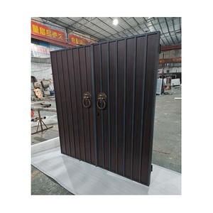 Cancello in Ferro Battuto a Doppia Anta per Giardino Stile Europeo - Product Image 1