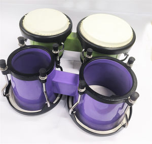 Mini tambor Bongo de cuerpo de plástico de 4 "* 5", tambor Bongas, tamaño de 1/2" - Product Image 5